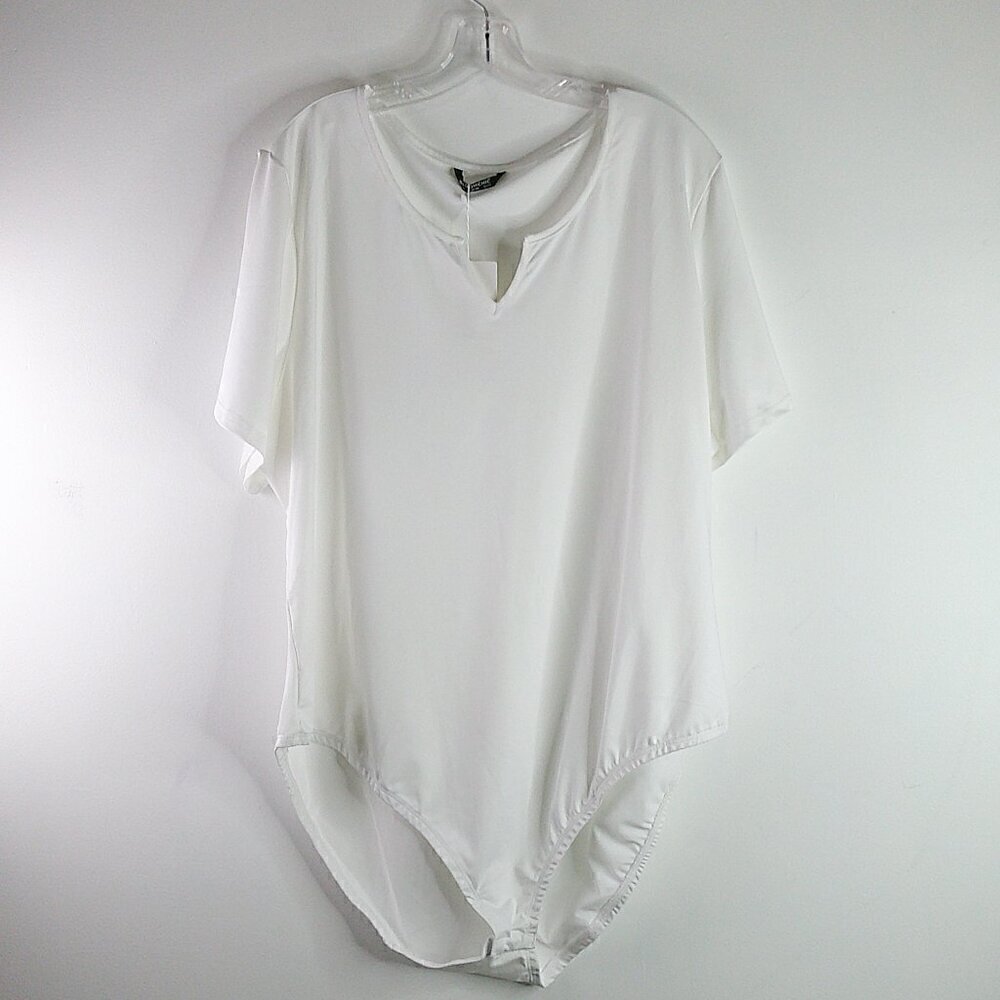 BloomChic - Short Sleeve, Split Neck, Body Suit- Size 26